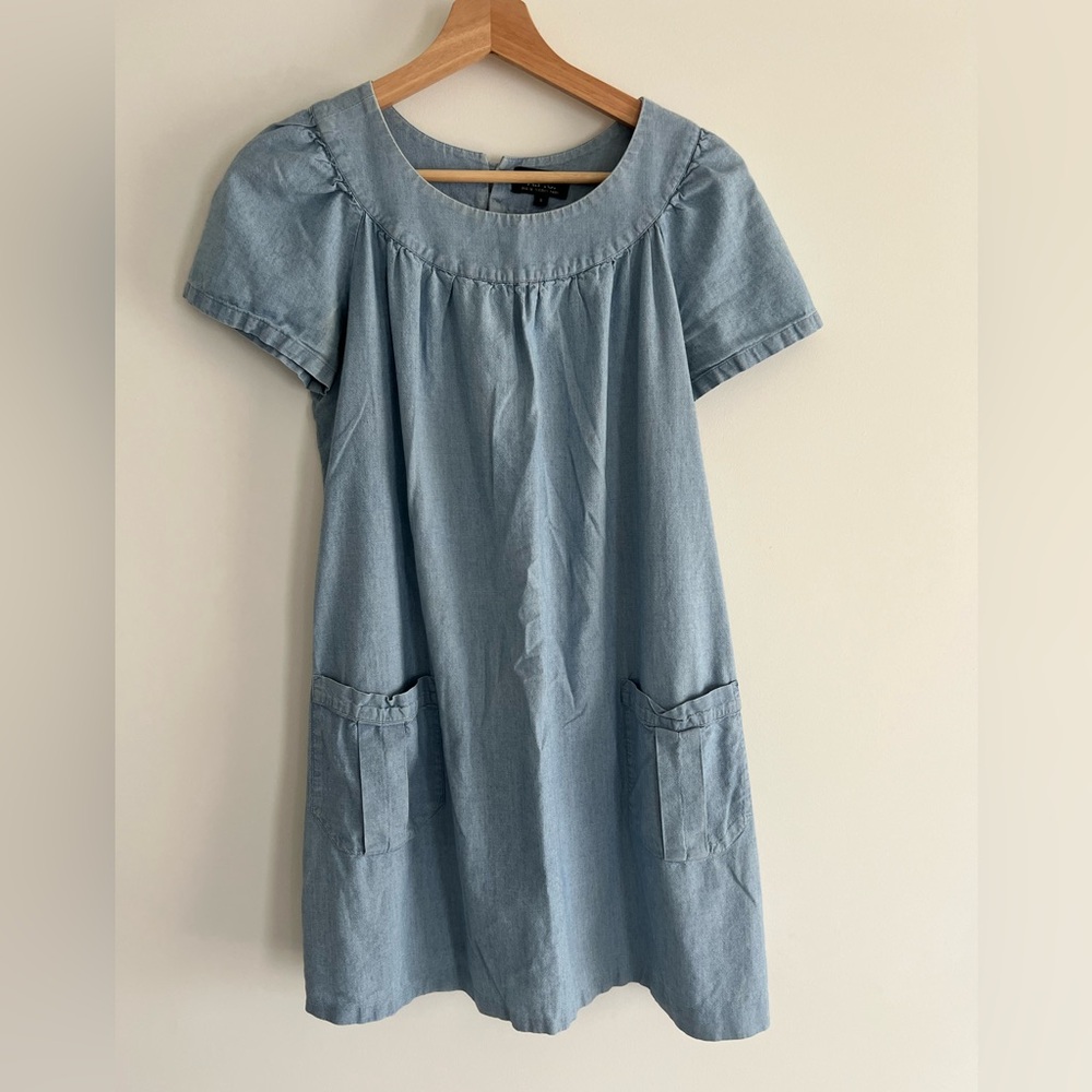 A.P.C. Sky Blue Denim Mini Dress